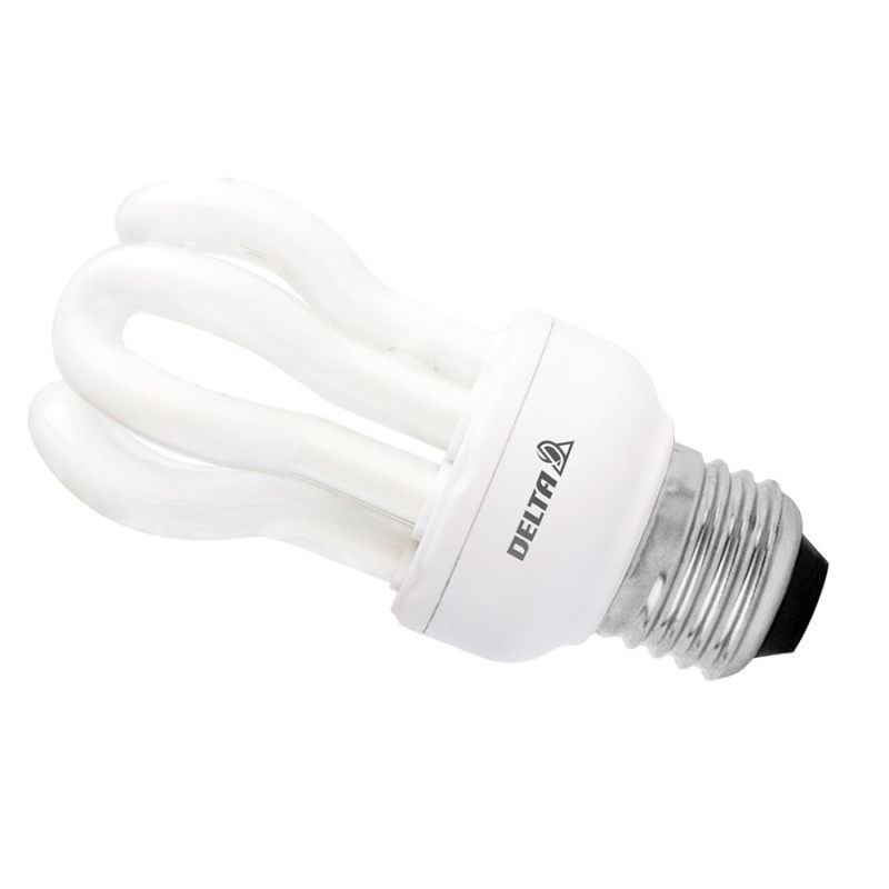 لامپ کم مصرف 11 وات پایه E14 دلتا مدل لوتوس